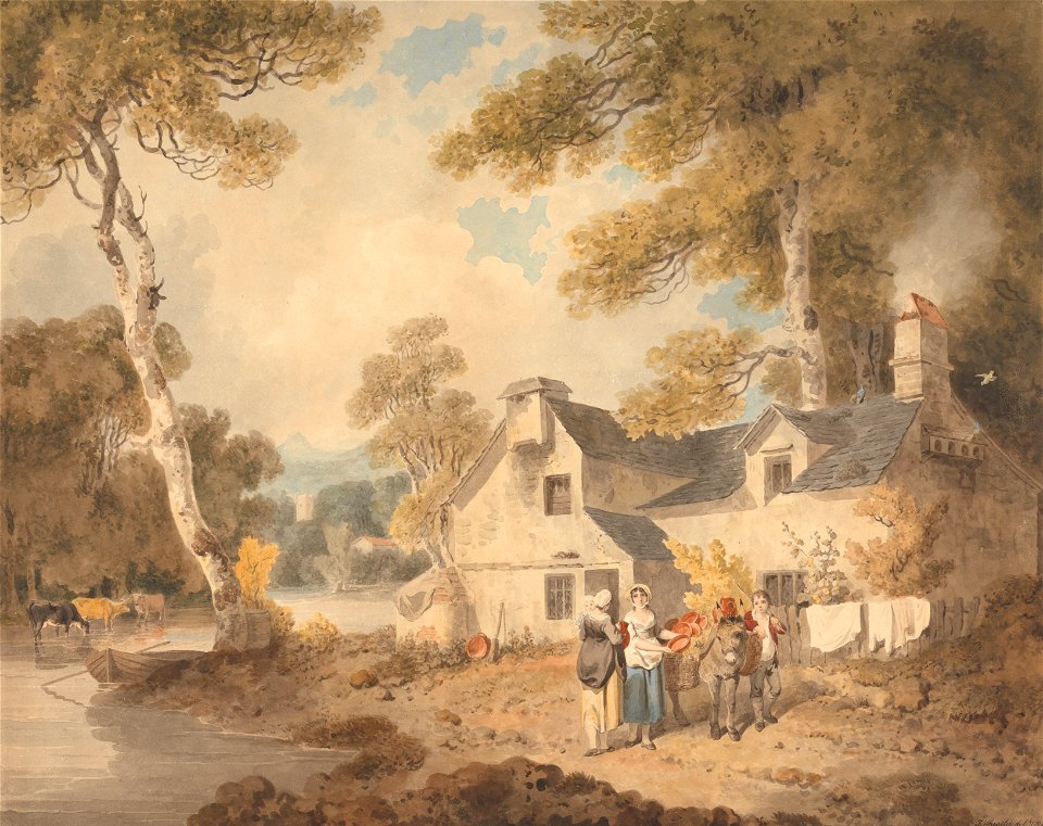 Francis Wheatley - Traveling Potter outside a Cottage - Google Art Project