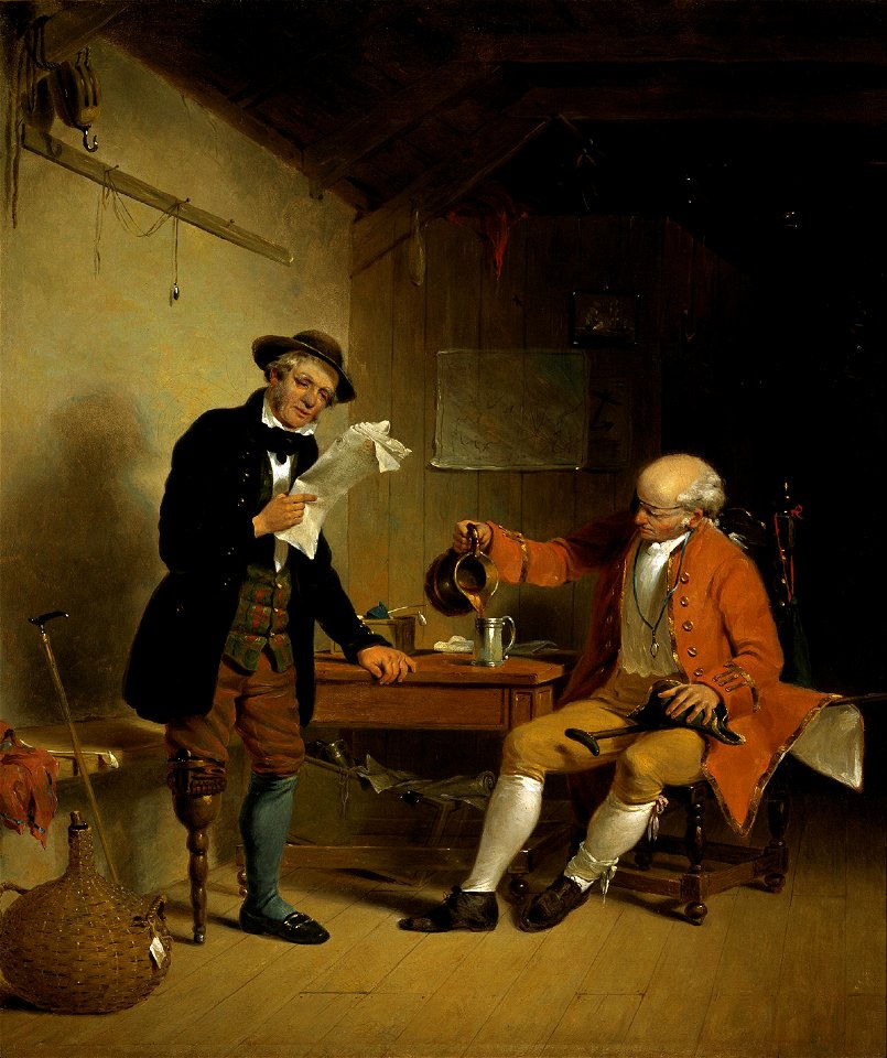 Francis William Edmonds - Commodore Trunnion and Jack Hatchway