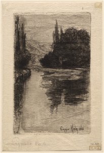 Francis Seymour Haden (British, 1818-1910) - Evening - 1946.327 - Cleveland Museum of Art