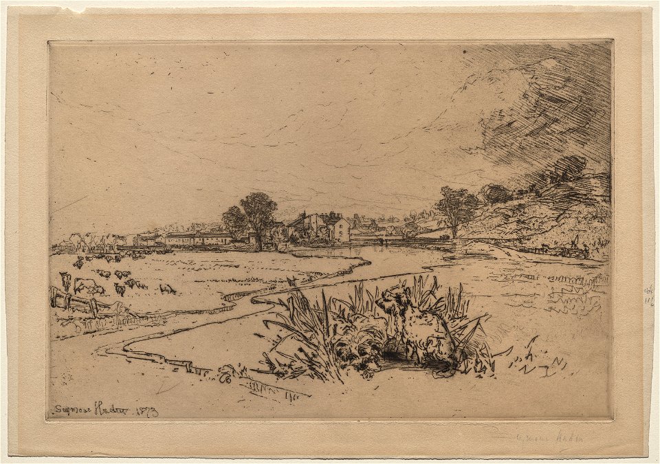 Francis Seymour Haden (British, 1818-1910) - Sawley Abbey - 1946.334 - Cleveland Museum of Art