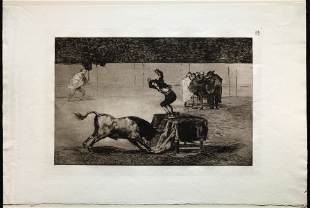 Francisco de Goya (Spanish, 1746-1828) - Bullfights, Another Madness of his in the Same Ring - 1923.558 - Cleveland Museum of Art