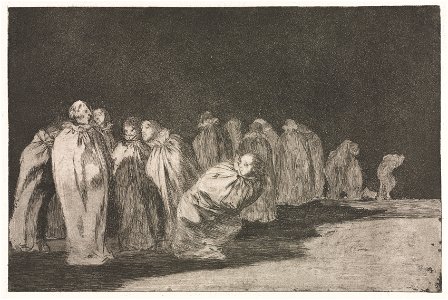Francisco de Goya (Spanish, 1746-1828) - The Proverbs, The Men in Sacks - 1928.102.8 - Cleveland Museum of Art
