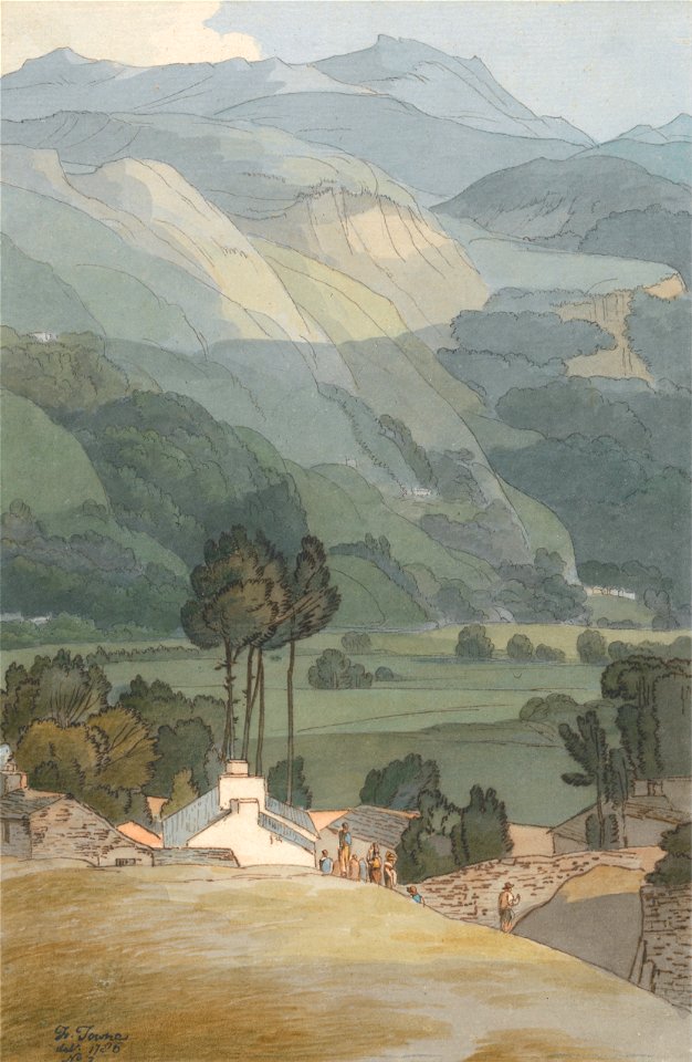 Francis Towne - Ambleside - Google Art Project