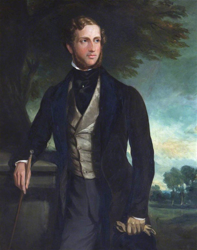 Francis Grant (1803-1878) - John Hume Egerton (1812–1851), Viscount Alford, MP - 436208 - National Trust