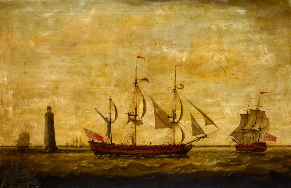 Francis Holman (1729-1784) - The Indiaman 'Withywood' - BHC3730 - Royal Museums Greenwich