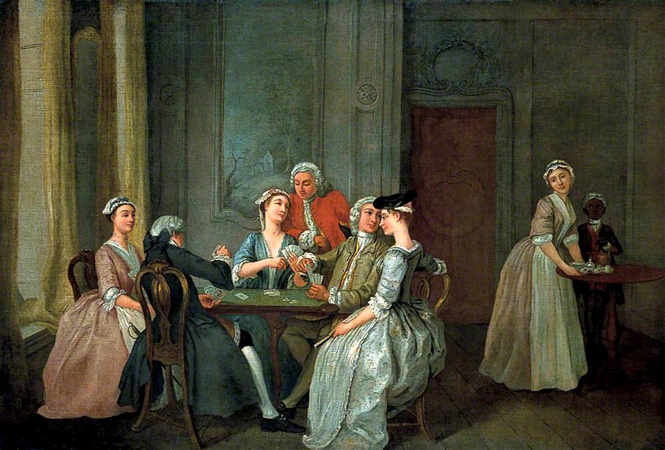 Francis Hayman (1708-1776) - Playing at Quadrille - 1955P118 - Birmingham Museums Trust