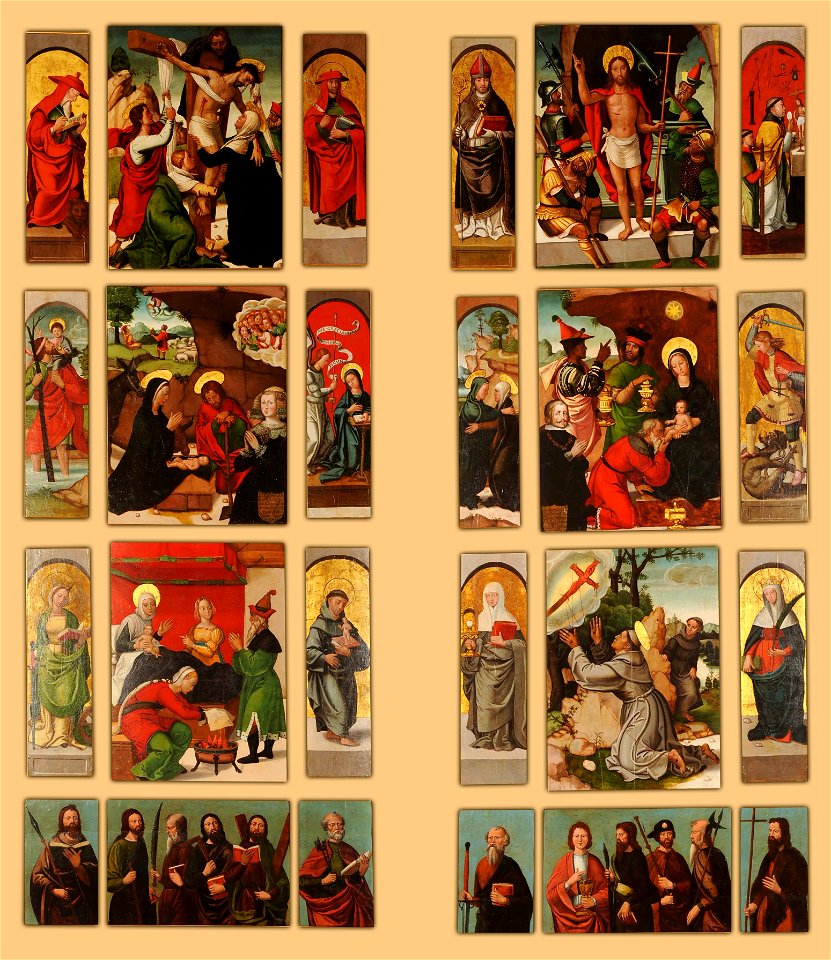 Francisco de Comontes - Altarpiece of Santa Ana - Google Art Project