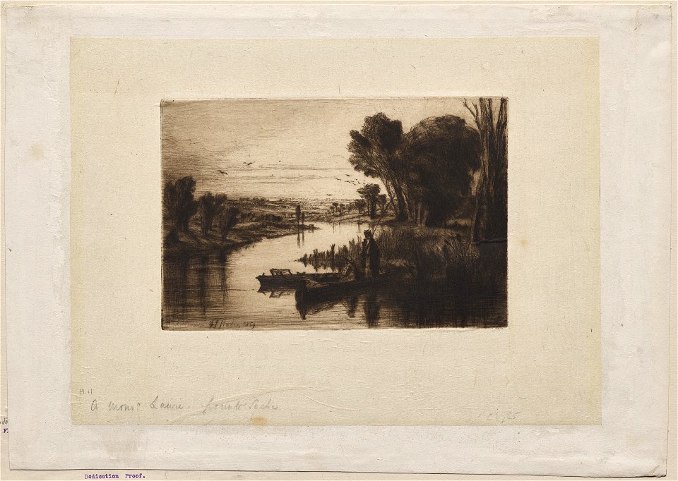 Francis Seymour Haden (British, 1818-1910) - Thames Fisherman - 1947.393 - Cleveland Museum of Art