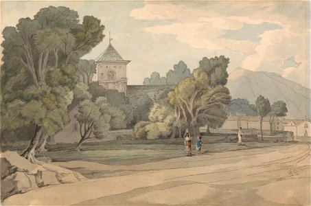 Francis Towne - New Radnor - Google Art Project