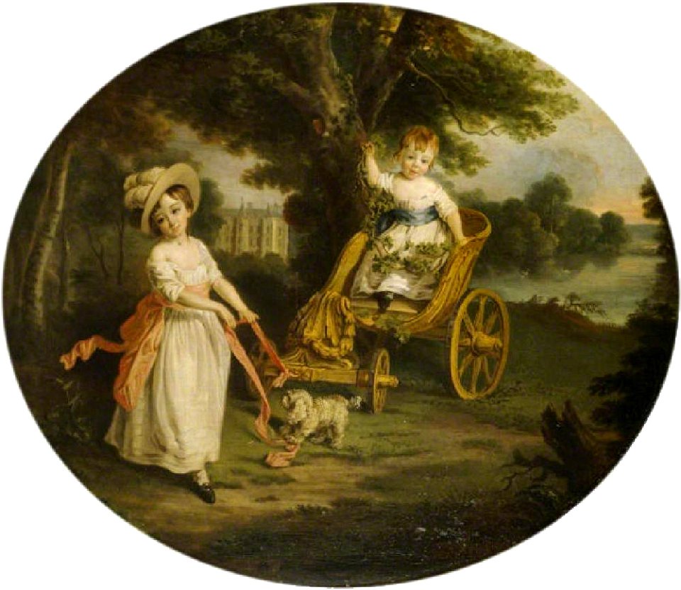 Francis Wheatley (1747-1801) - The O’Neill Boys with a Chariot in the Grounds of Shane’s Castle (John O'Neill, 1780–1855, 3rd Visco - 732262 - National Trust