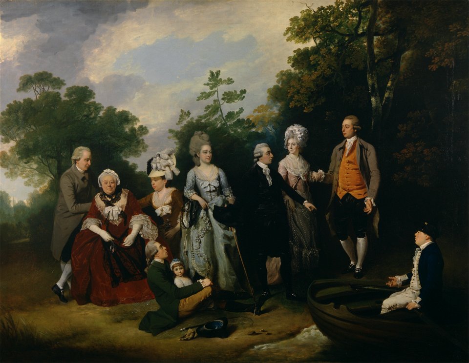 Francis Wheatley - The Oliver and Ward Families - Google Art Project