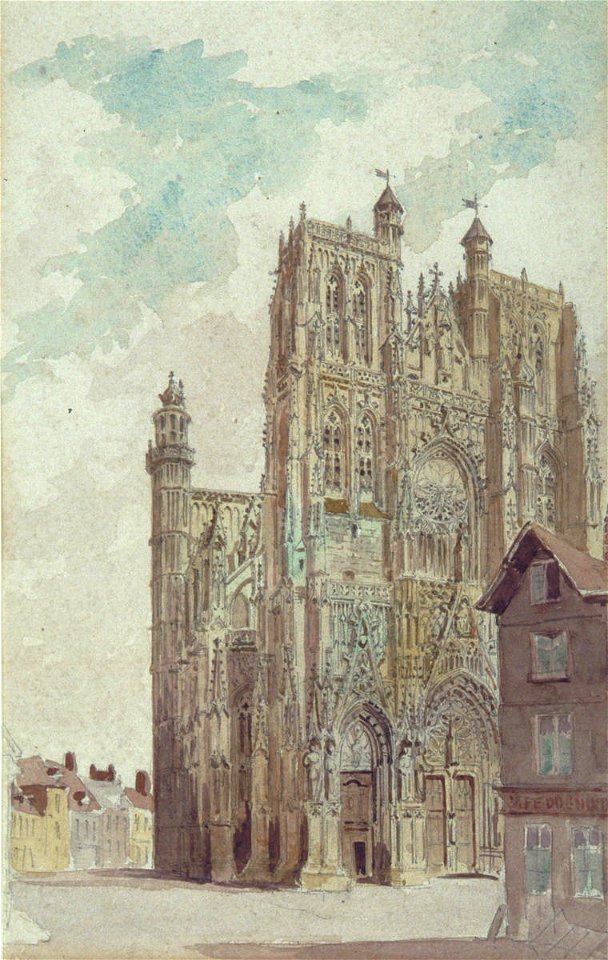 Francis Philip Barraud - Abbeville Cathedral, 1885 - Sarjeant Gallery