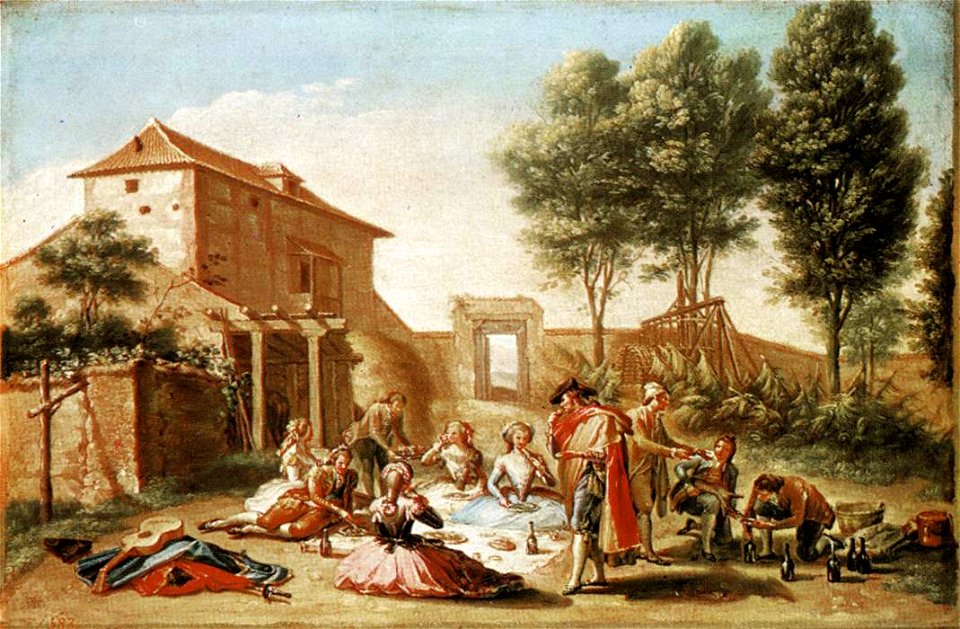 Francisco Bayeu - Lunch on the Field - WGA01518