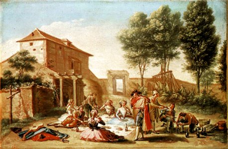 Francisco Bayeu - Lunch on the Field - WGA01518