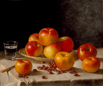 Still Life, Apples and Chestnuts LACMA AC1994.152.4