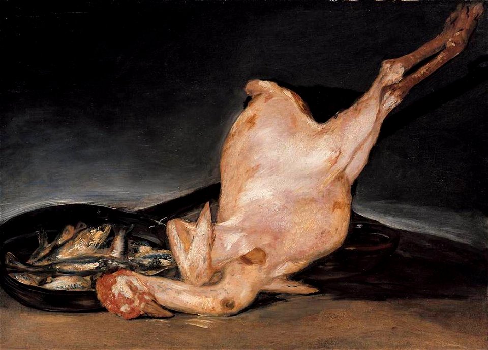Francisco de Goya y Lucientes - Plucked Turkey - WGA10072
