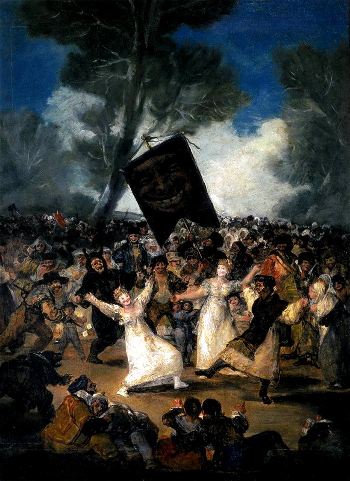 Francisco de Goya y Lucientes - The Burial of the Sardine - WGA10075