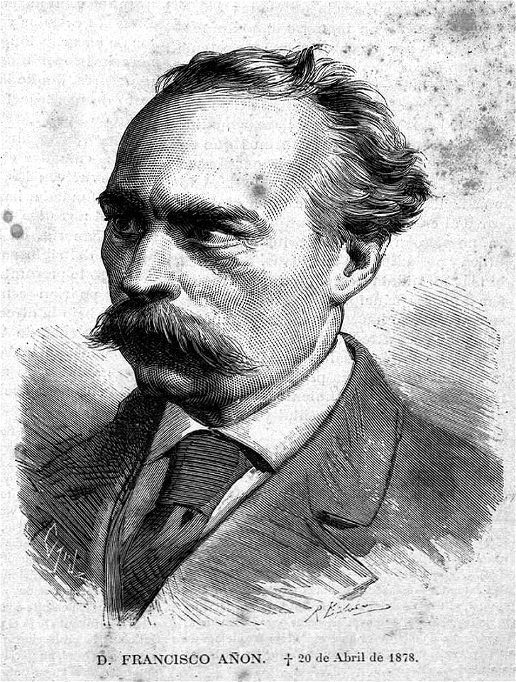 Francisco Añón, en La Ilustración de Galicia y Asturias