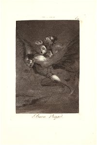 Francisco de goya y lucientes bon voyage plate 64 from los caprichos084406)