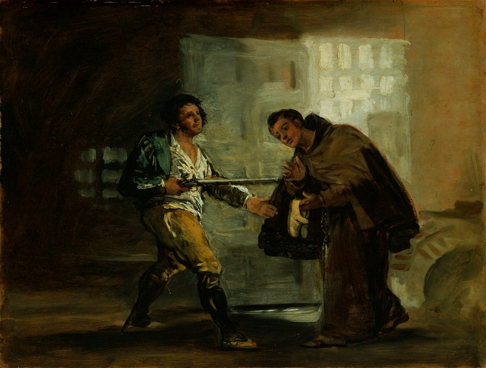 Francisco de Goya - Friar Pedro (GW 865)