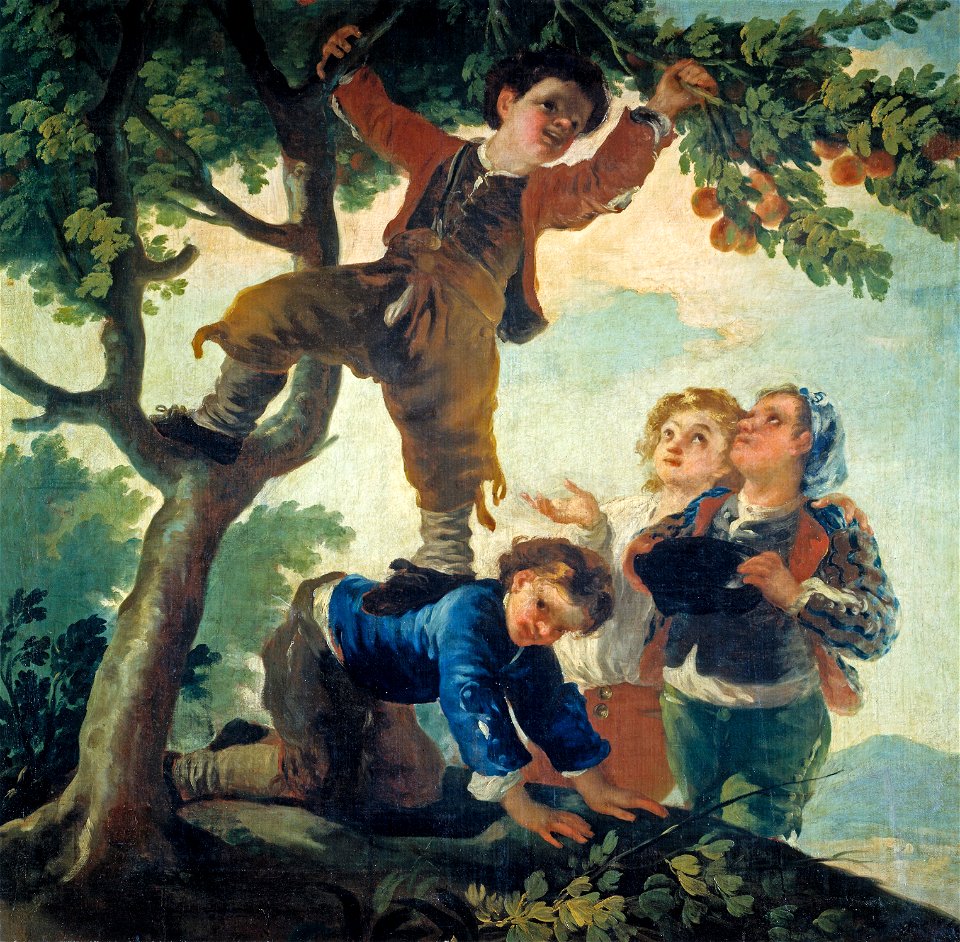 Francisco de Goya - Muchachos cogiendo fruta (Prado)