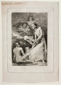 Francisco de Goya (Spanish, 1746-1828) - Caprichos, Blow - 1967.128 - Cleveland Museum of Art