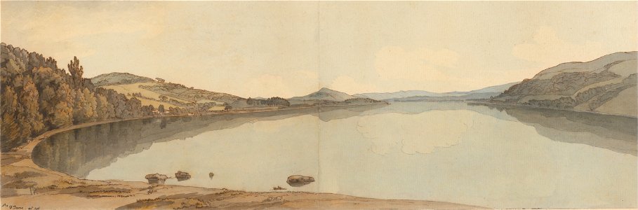 Francis Towne - Lake Windermere - Google Art Project