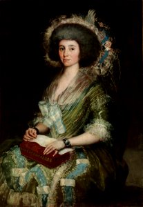 Francisco de Goya y Lucientes - Portrait of Senora Ceán Bermudez - Google Art Project