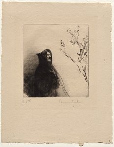 Francis Seymour Haden (British, 1818-1910) - The Monk Praying - St. Francis - 1946.343 - Cleveland Museum of Art