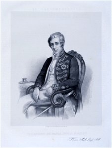 Francisco de Paula Souza e Mello- Litografia