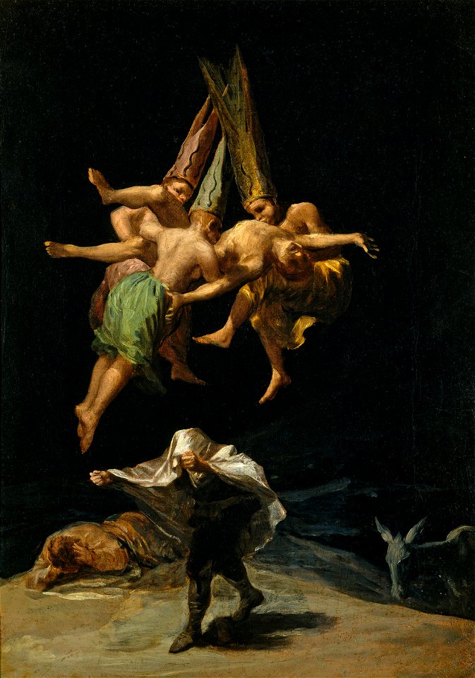 Francisco de Goya - Vuelo de brujas (1798)