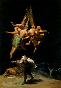 Francisco de Goya - Vuelo de brujas (1798)