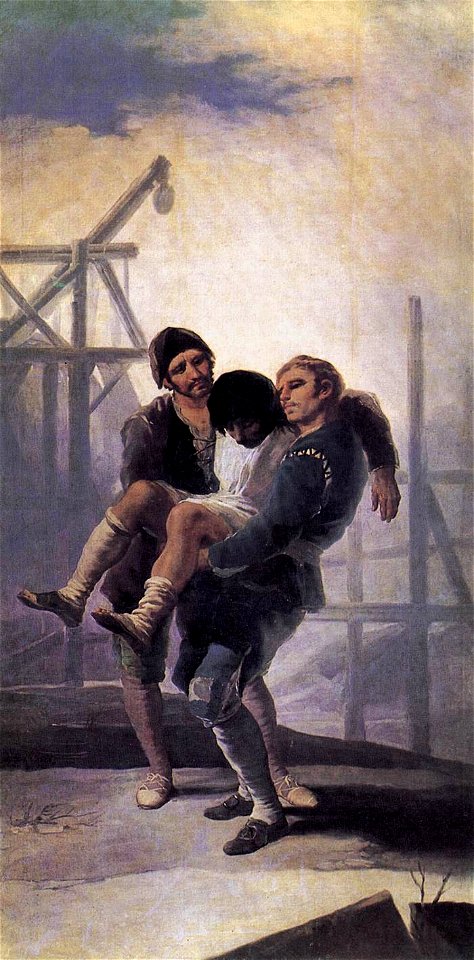Francisco de Goya y Lucientes - The Injured Mason - WGA9997