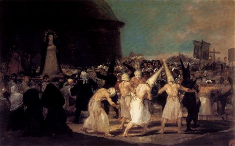 Francisco de Goya y Lucientes - A Procession of Flagellants - WGA10086