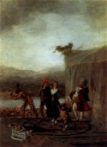 Francisco de Goya y Lucientes - The Strolling Players - WGA10023