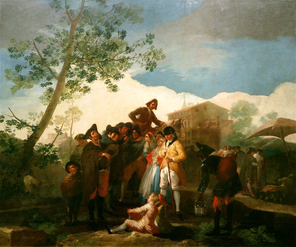 Francisco de Goya y Lucientes - El guitarrista ciego