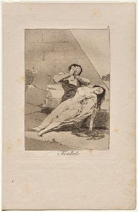 Francisco de Goya (Spanish, 1746-1828) - Caprichos, Tantalus - 1922.604 - Cleveland Museum of Art