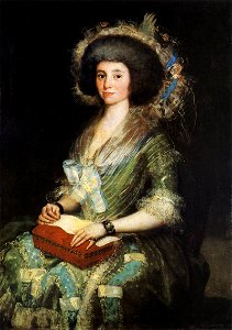 Francisco de Goya y Lucientes - Portrait of the Wife of Juan Agustín Ceán Bermúdez - WGA9993