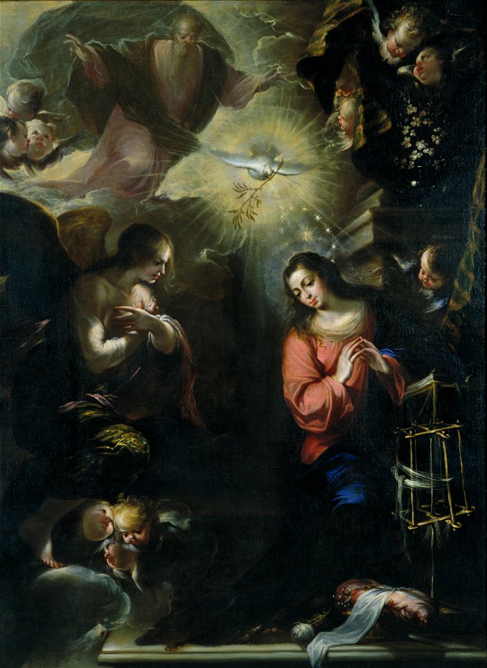 Francisco de Solís - Annunciation - Google Art Project