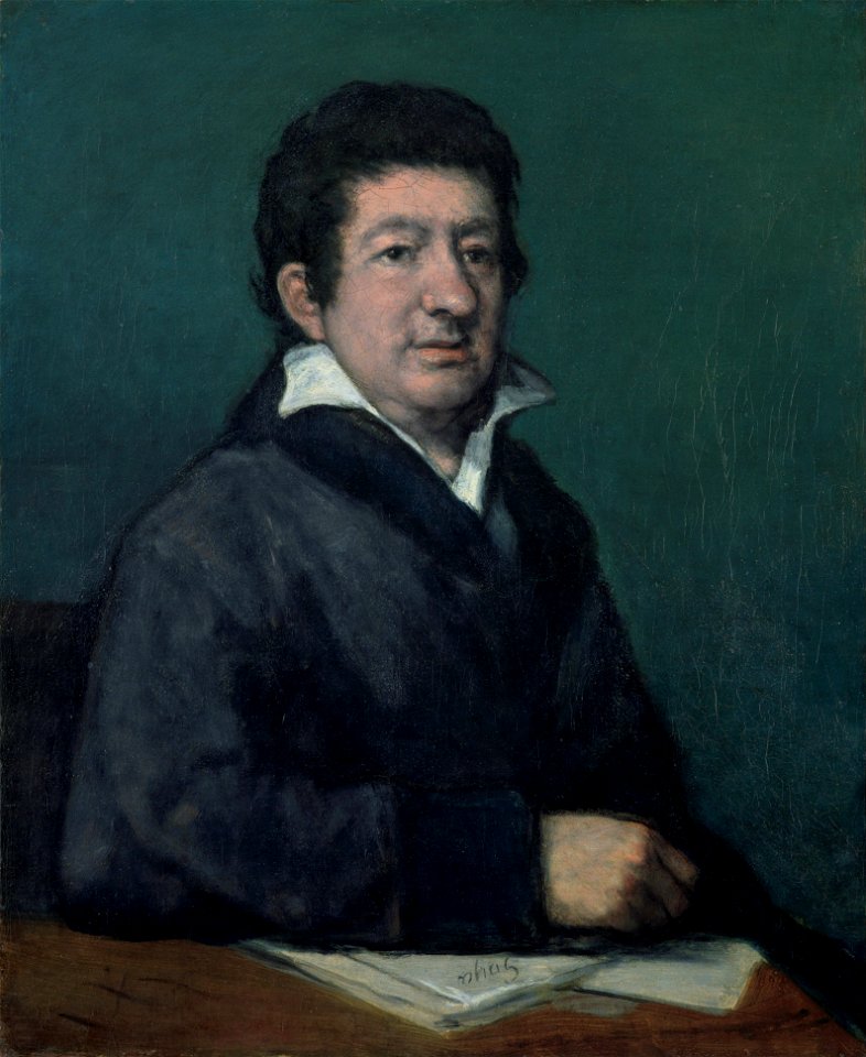 Francisco de Goya - Portrait of the Poet Moratín - Google Art Project