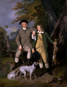 Francis Wheatley - Portrait of a Sportsman with His Son - Google Art Project