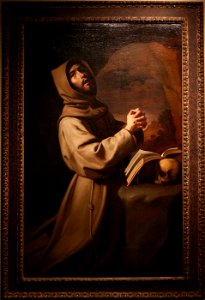 Francisco de zurbaran, san francesco in meditazione, 1650 ca. 01