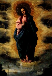 Francisco de Zurbarán - The Immaculate Conception - WGA26069. Free illustration for personal and commercial use.