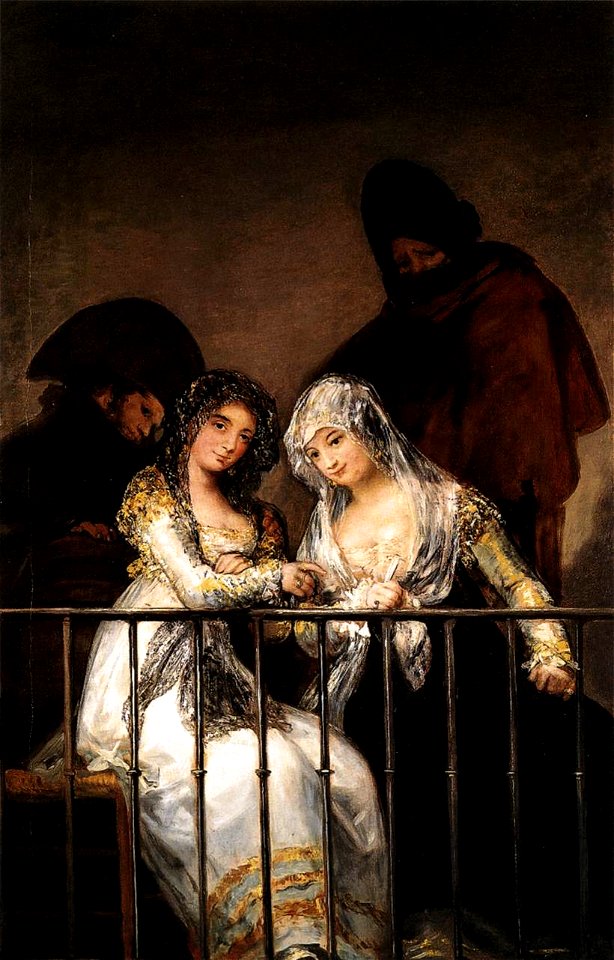 Francisco de Goya y Lucientes - Majas on Balcony - WGA10057