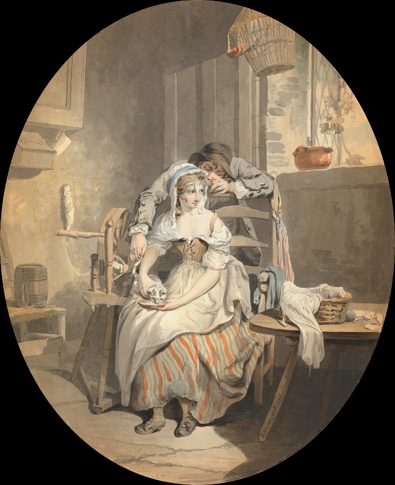 Francis Wheatley - The Rustic Lover - Google Art Project