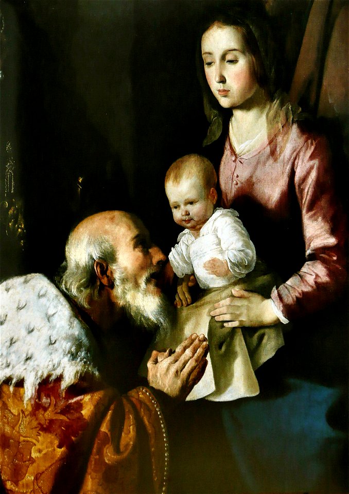 Francisco de Zurbarán - Adoration des mages (détail)