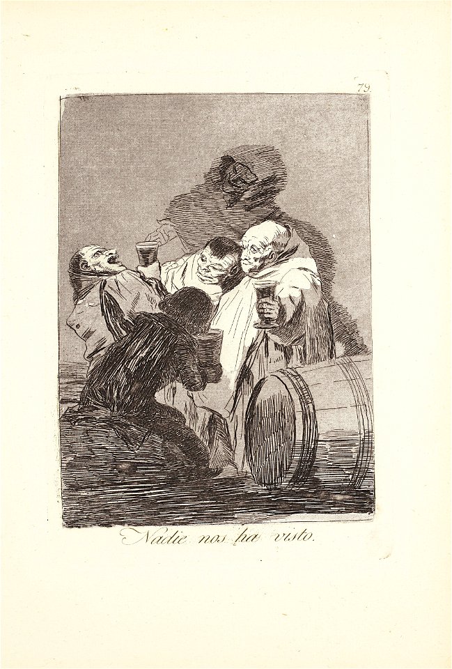 Francisco de goya y lucientes no one has seen us plate 79 from los cap084901)