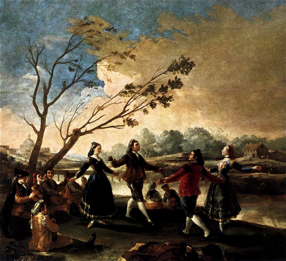 Francisco de Goya y Lucientes - Dance of the Majos at the Banks of Manzanares - WGA9986