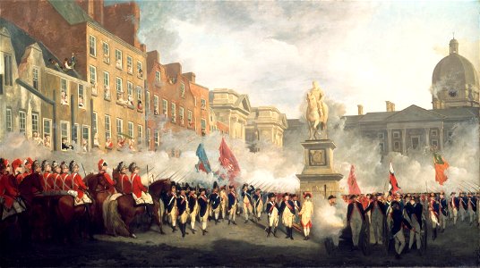 Francis Wheatley - The Dublin Volunteers on College Green