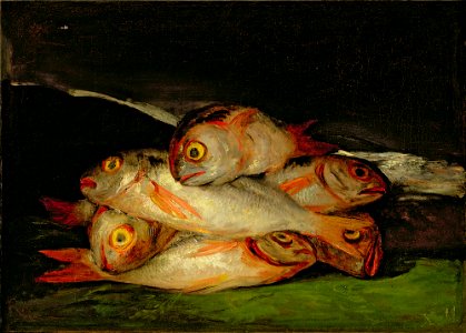 Francisco de Goya - Naturaleza muerta con Dorada
